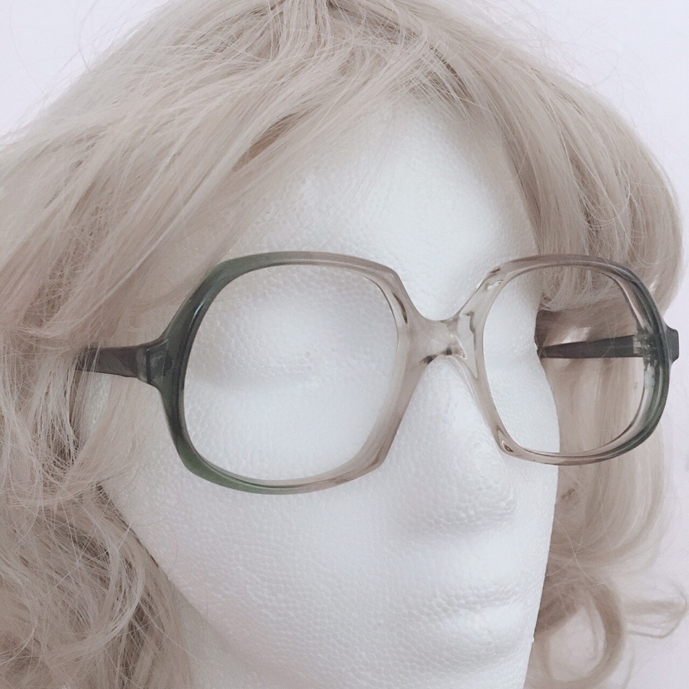 vintage oversized rectangle prescription glasses